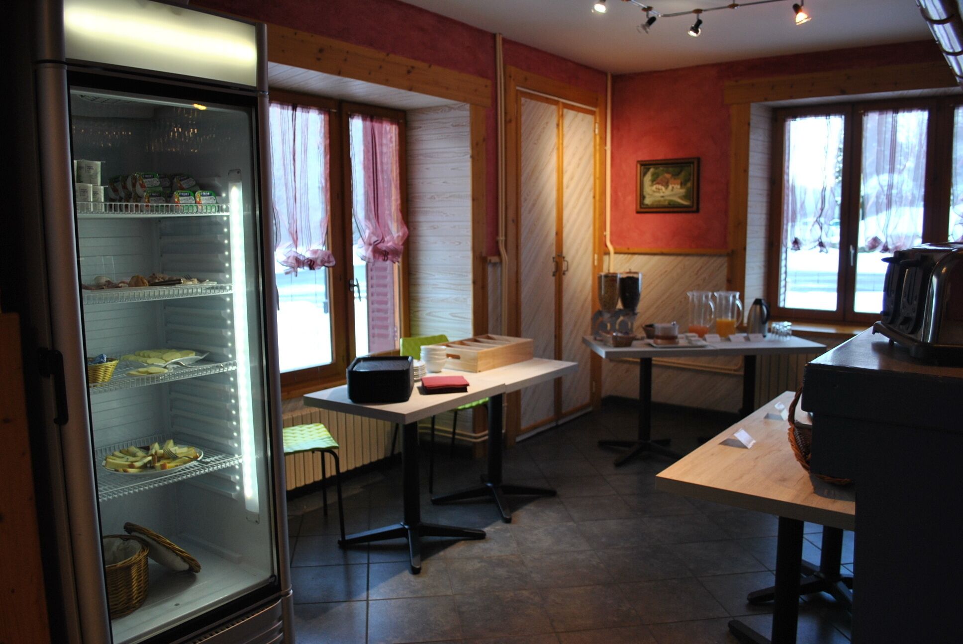 daily buffet breakfast (eur 12.00 per person)