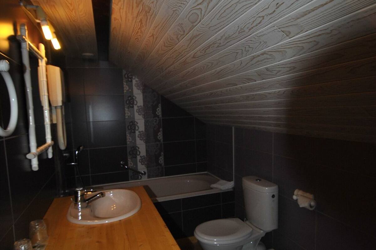 standard triple room | bathroom | free toiletries, hair dryer