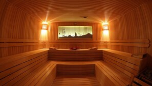 Sauna, Dampfbad, Türkisches Bad/Hamam, Aromatherapie