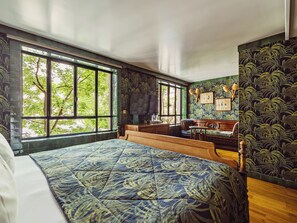 Deluxe Garden Room | Hypo-allergenic bedding, memory foam beds, minibar, in-room safe - Hôtel Eldorado Paris (Paris)