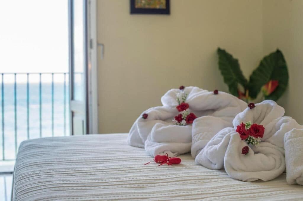 double room, sea view | premium bedding, desk, laptop workspace, soundproofing