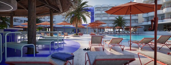 Poolside bar - Coral Star Hotel & Apartments (Sant Josep de sa Talaia)