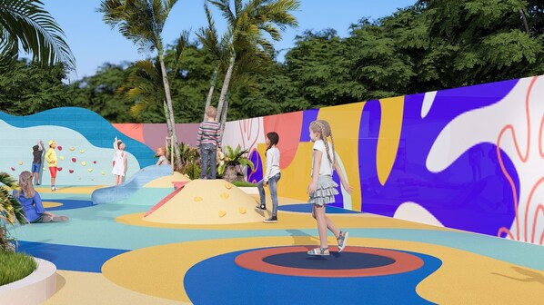 Área de juegos infantiles al aire libre