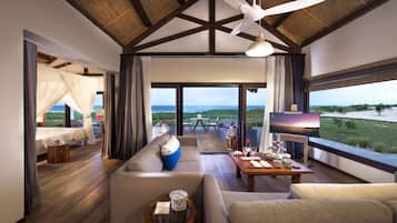 Suite, vista oceano | 1 camera, biancheria da letto di alta qualità, minibar