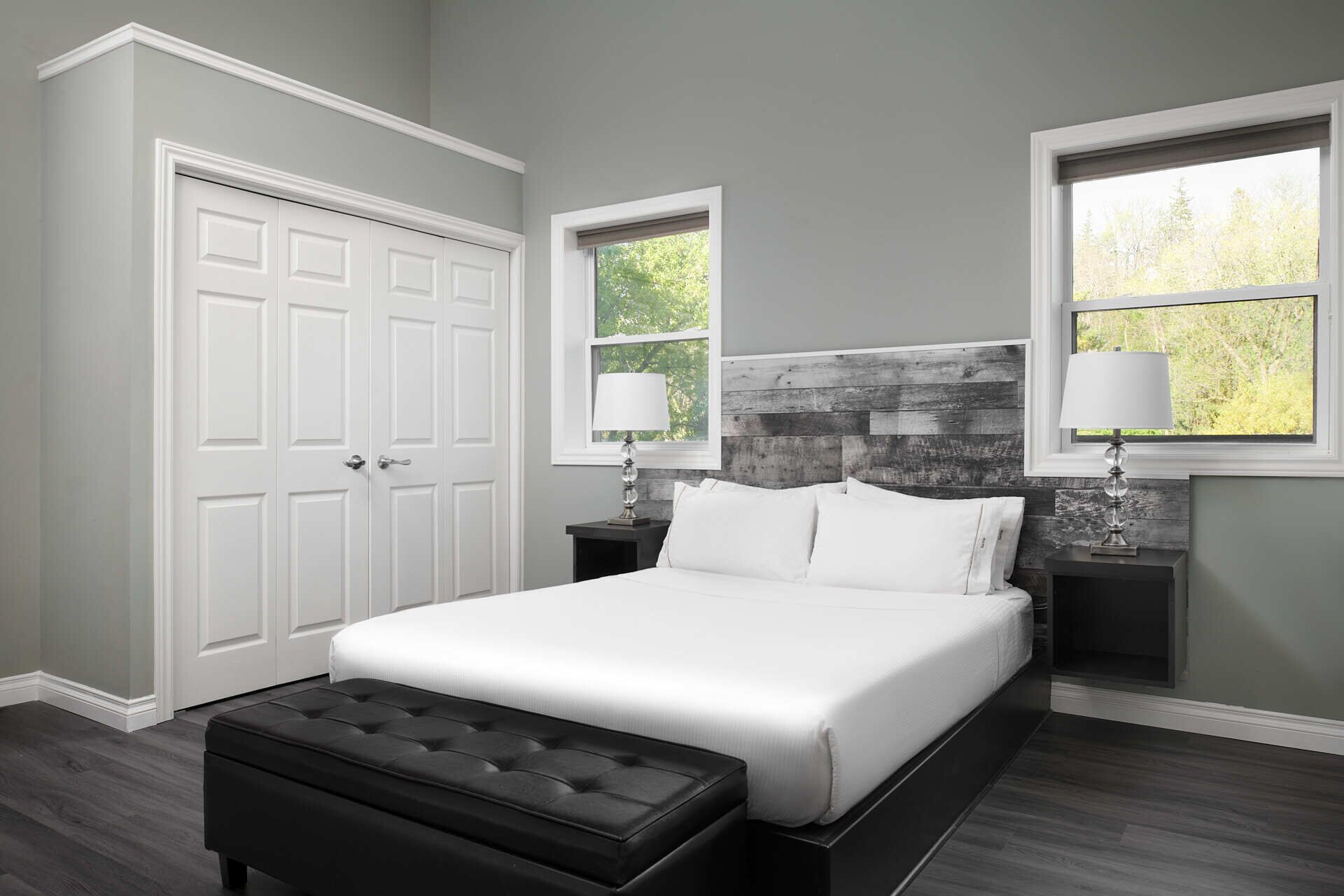 premium suite, 2 bedrooms, river view | premium bedding, minibar, desk, laptop workspace