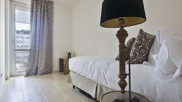 Apartment, 3 Schlafzimmer | 1 Schlafzimmer, Bettwäsche aus ägyptischer Baumwolle