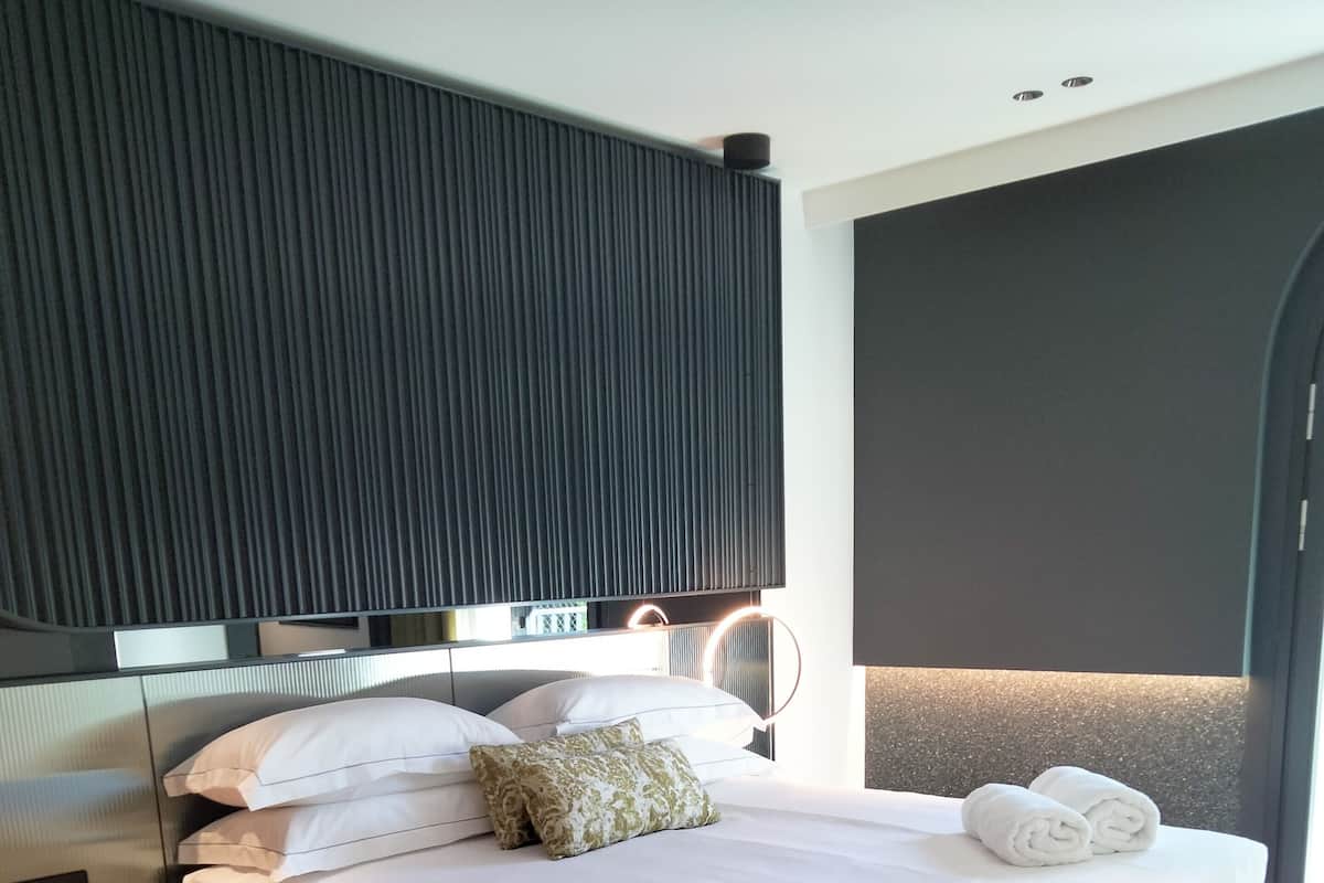 Cadar Frette Itali, peralatan tempat tidur premium, gebar bulu kapas