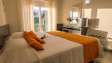 Minibar, chambres insonorisées, Wi-Fi gratuit, draps fournis