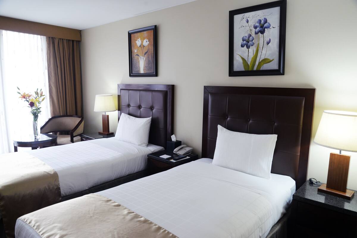 Minibar, in-room safe, desk, blackout curtains