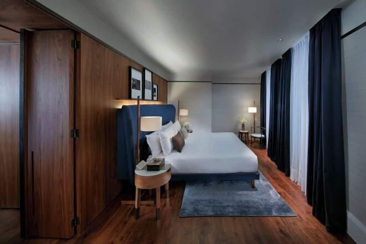 Draps en coton égyptien, literie de qualité supérieure, minibar