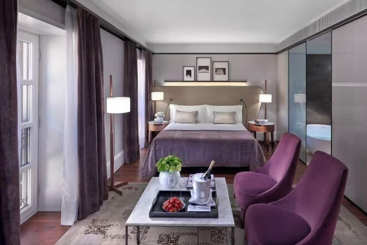 Draps en coton égyptien, literie de qualité supérieure, minibar