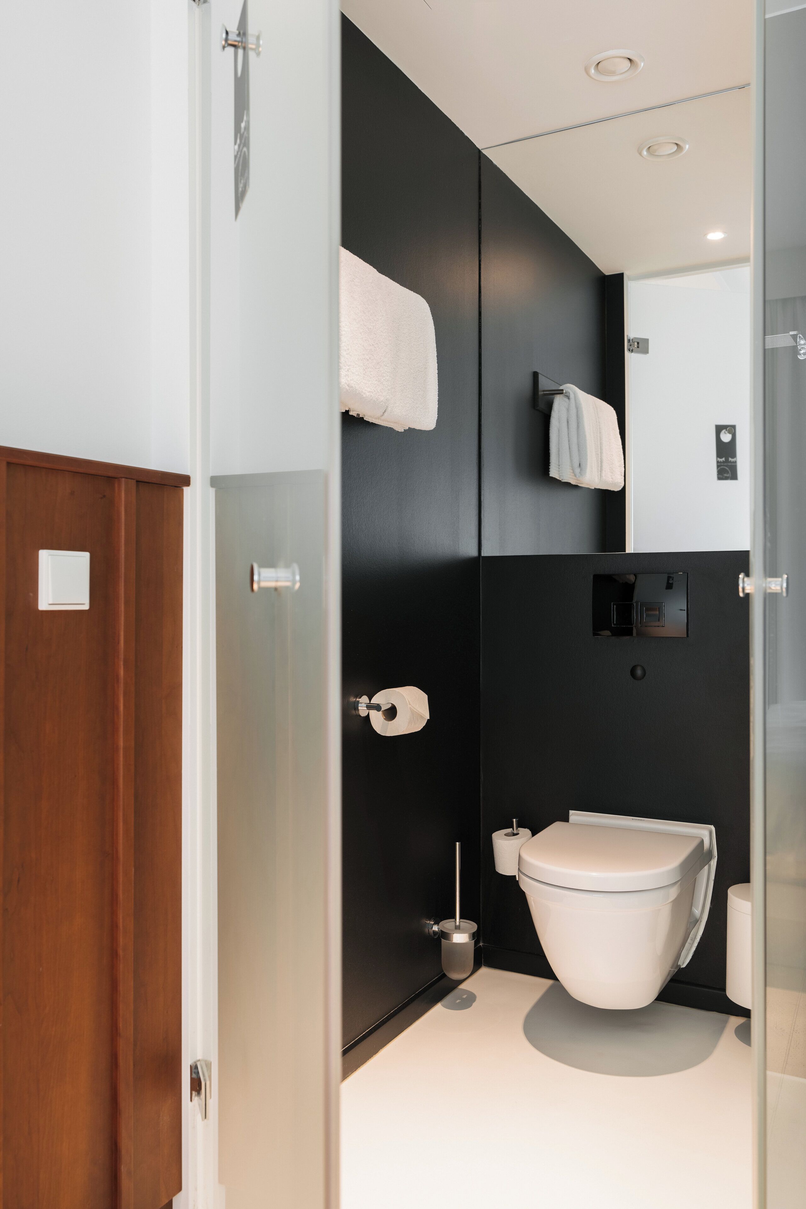 shower, rainfall showerhead, designer toiletries, hair dryer