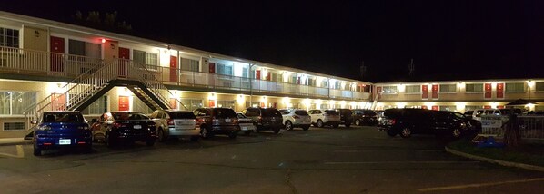 Front of property – evening/night