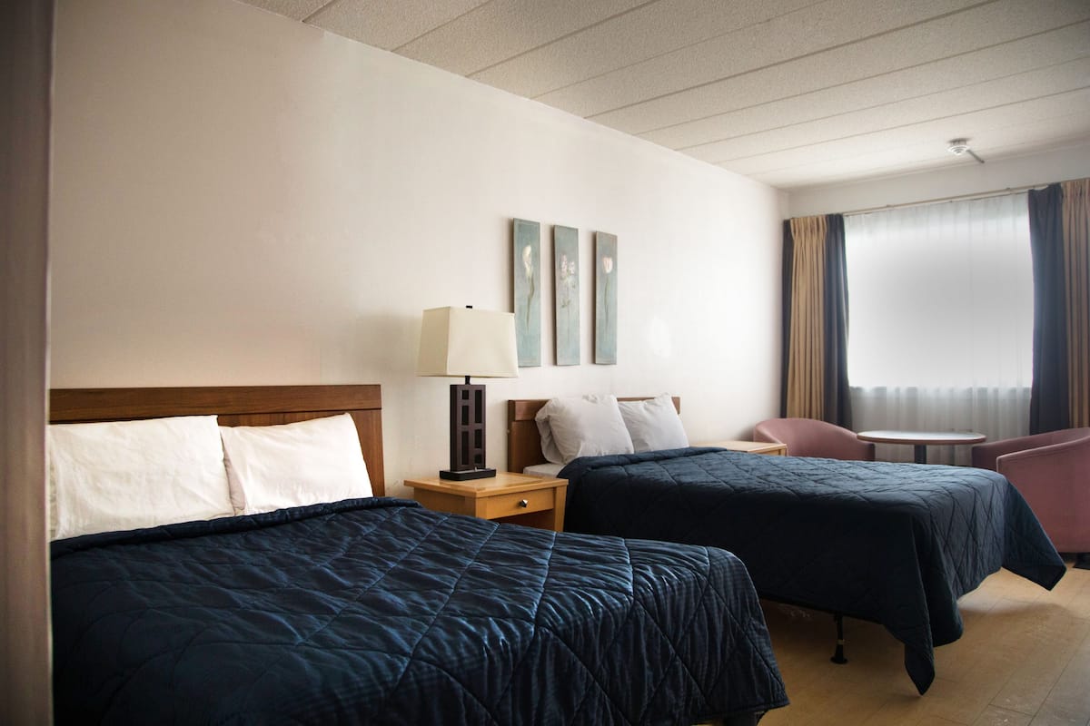 Standard Room, 2 Double Beds, Non Smoking | Premium bedding, desk, rollaway beds