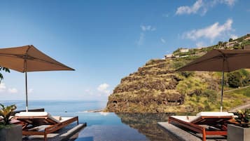 室内游泳池,2 室外游泳池,池畔遮阳伞,日光浴躺椅