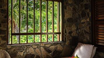 Deluxe Double Room, 1 Bedroom, Balcony, Partial Ocean View | Iron/ironing board, free WiFi, bed sheets