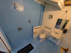 シャワー、タオル