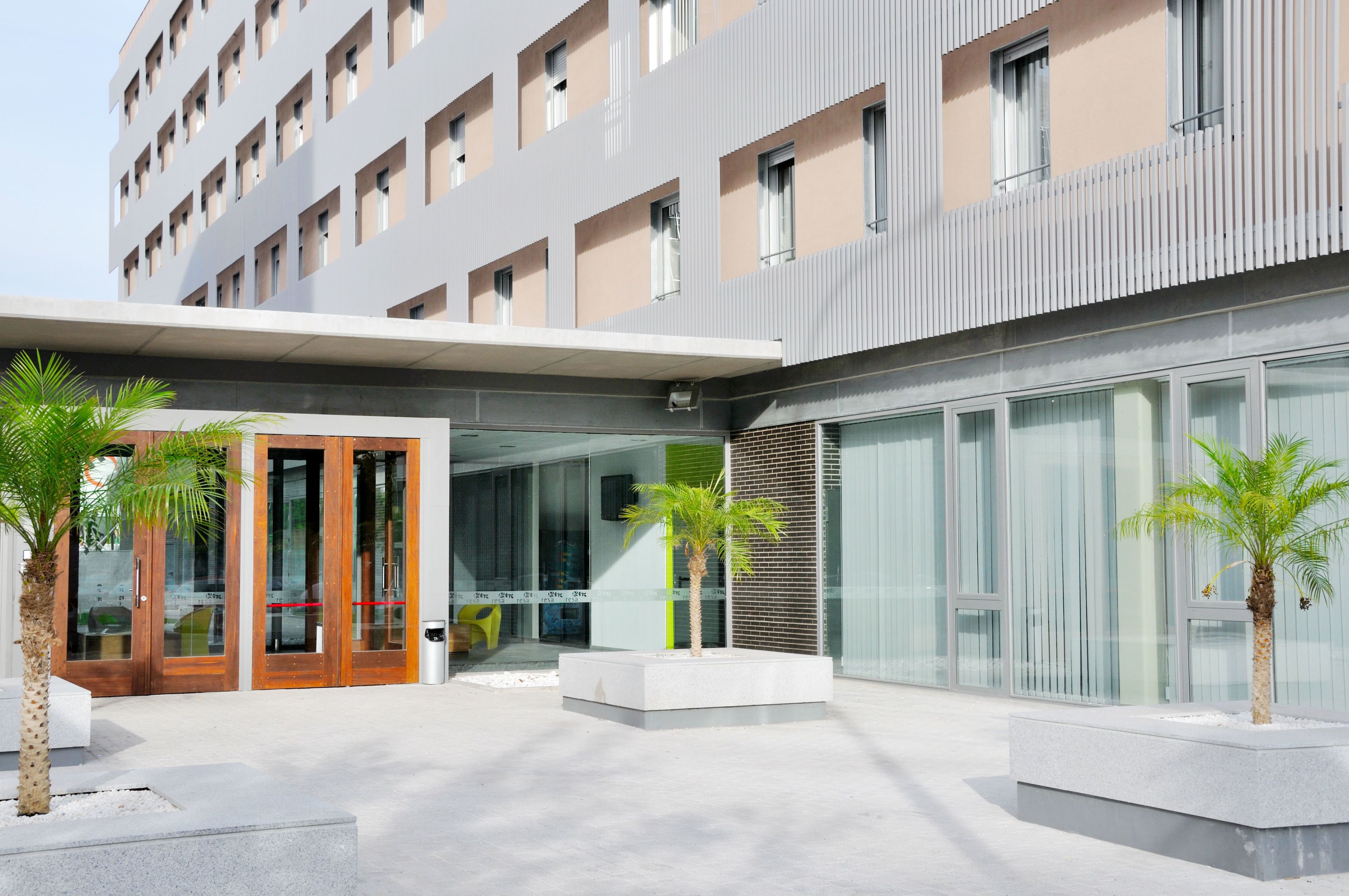 Entrada de la propiedad