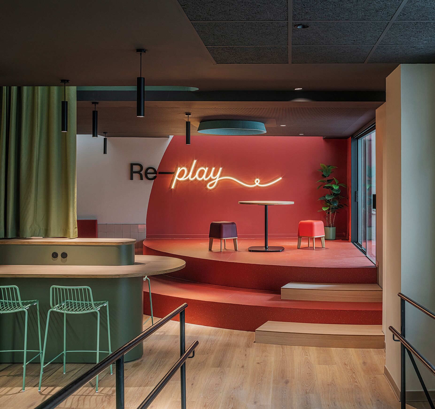 Khu tiếp khách ở sảnh