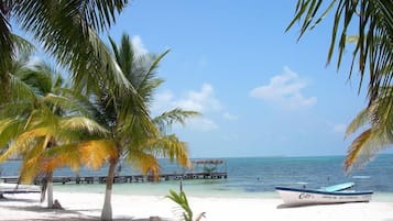 Vlak bij het strand