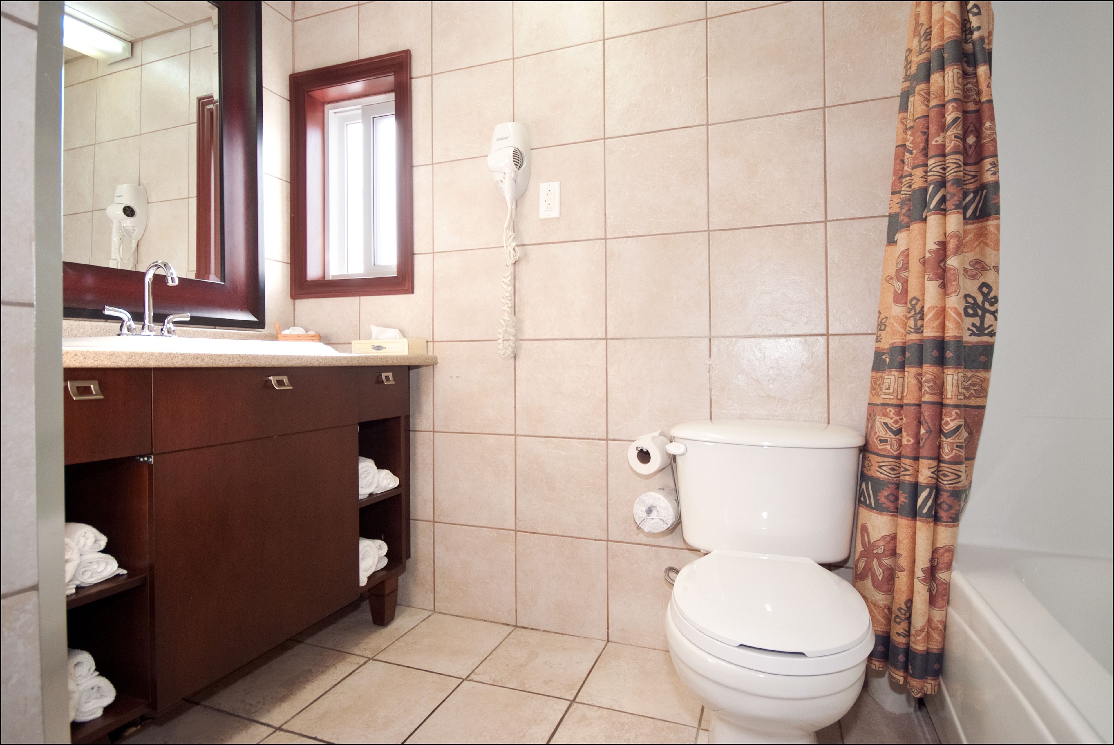 superior room, 1 king bed | bathroom | free toiletries, hair dryer, towels, soap