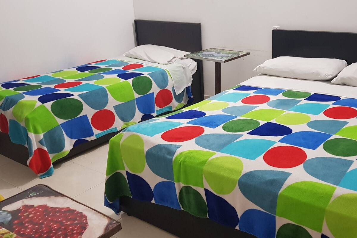 Desk, rollaway beds, free WiFi
