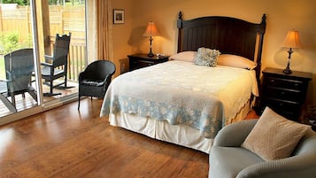 Suite Deluxe, 1 grand lit, côté jardin | 1 chambre, literie de qualité supérieure, surmatelas, rideaux occultants