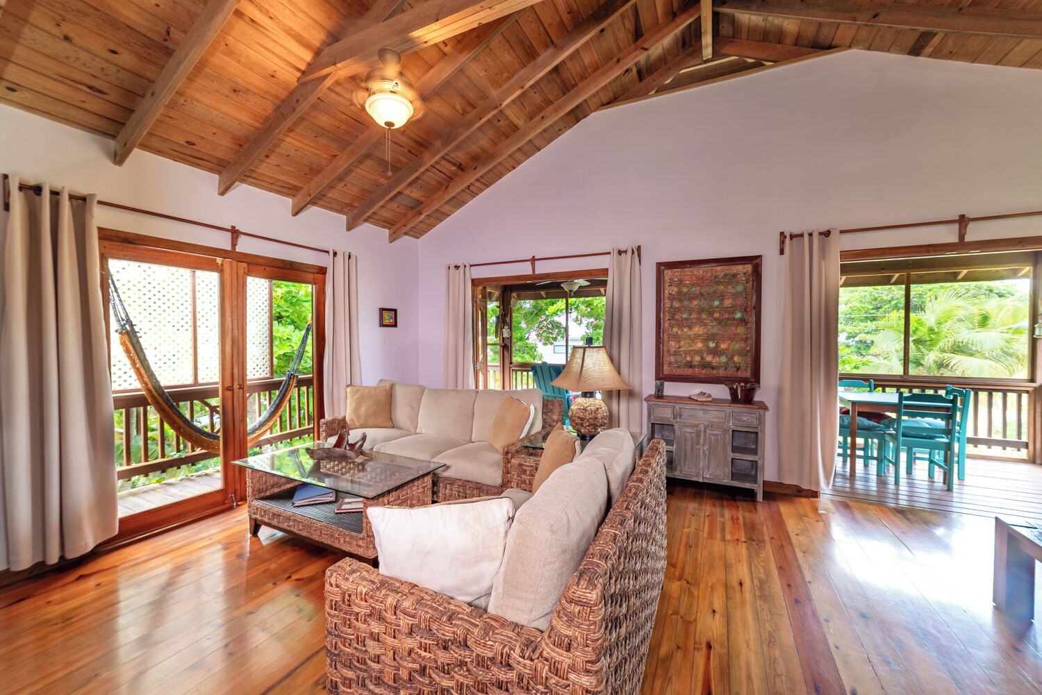 superior house, 2 bedrooms, garden view | living area | 32-inch flat-screen tv with cable channels, tv