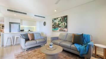 Executive-Apartment, 2 Schlafzimmer, Blick auf die Lagune, Strandnähe | Fassade der Unterkunft