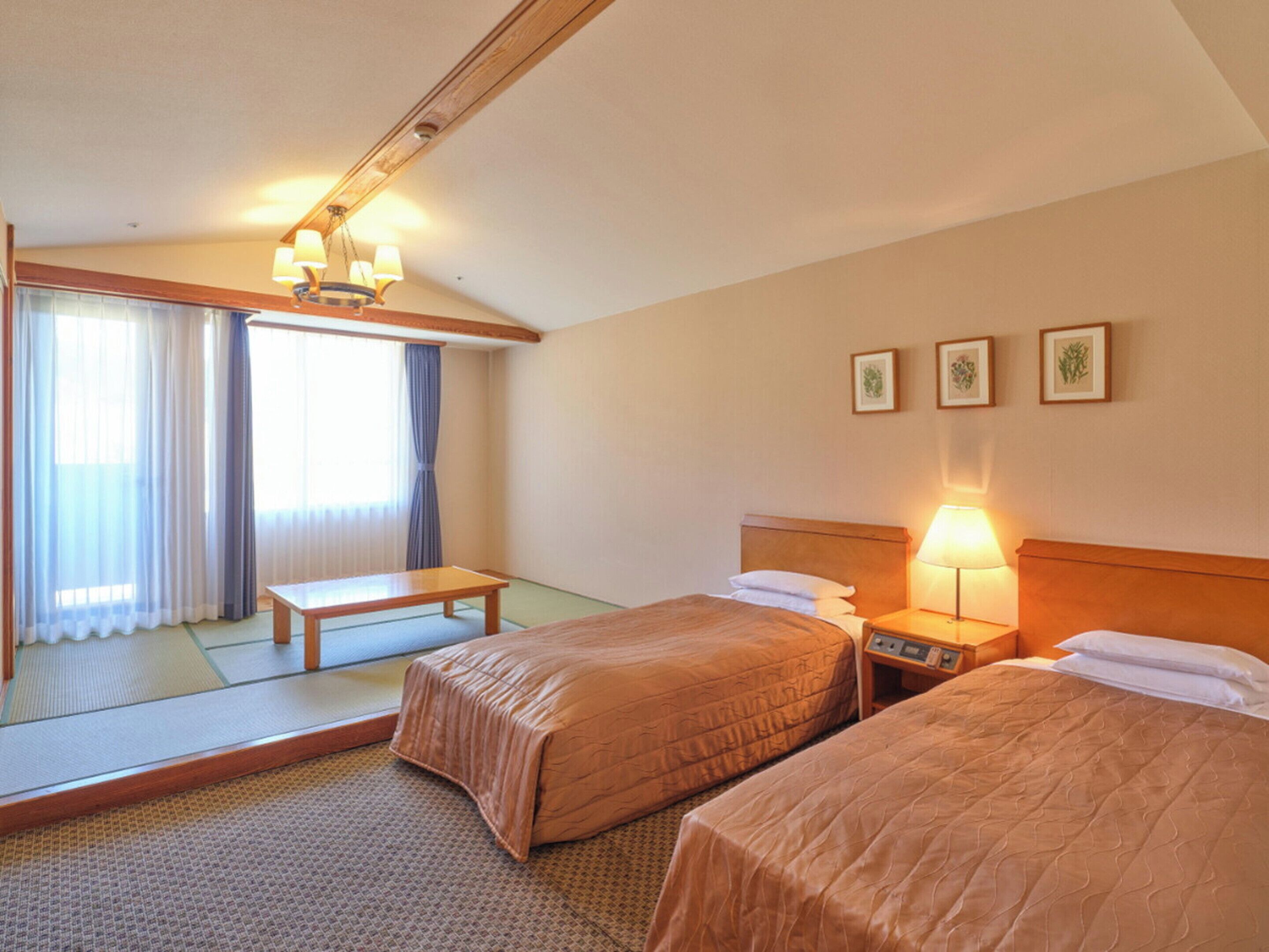 Chambre, non-fumeur (JP/Western Style, Single Beds & Futon)