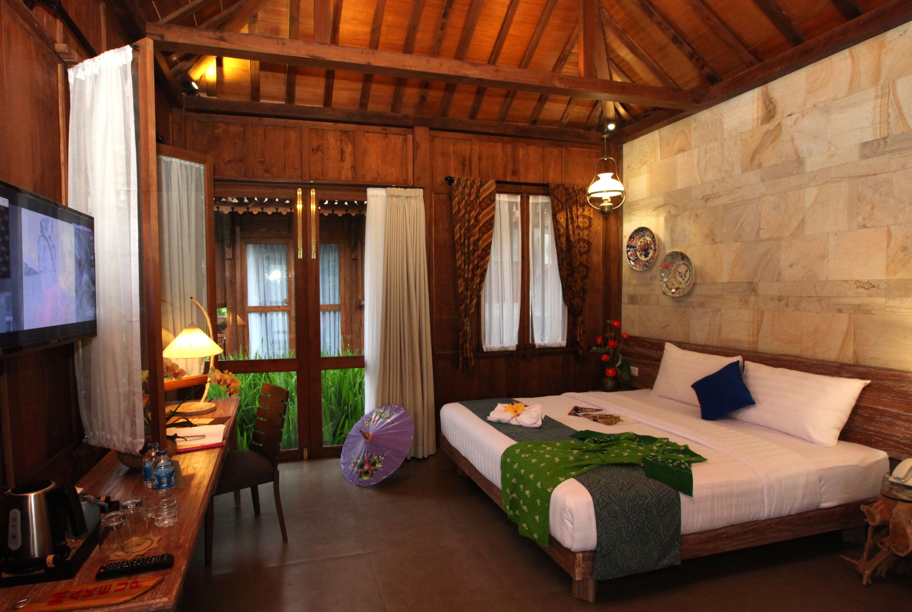 one-bedroom bungalow | 1 bedroom, minibar, in-room safe, desk