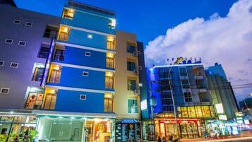 Front of property – evening/night