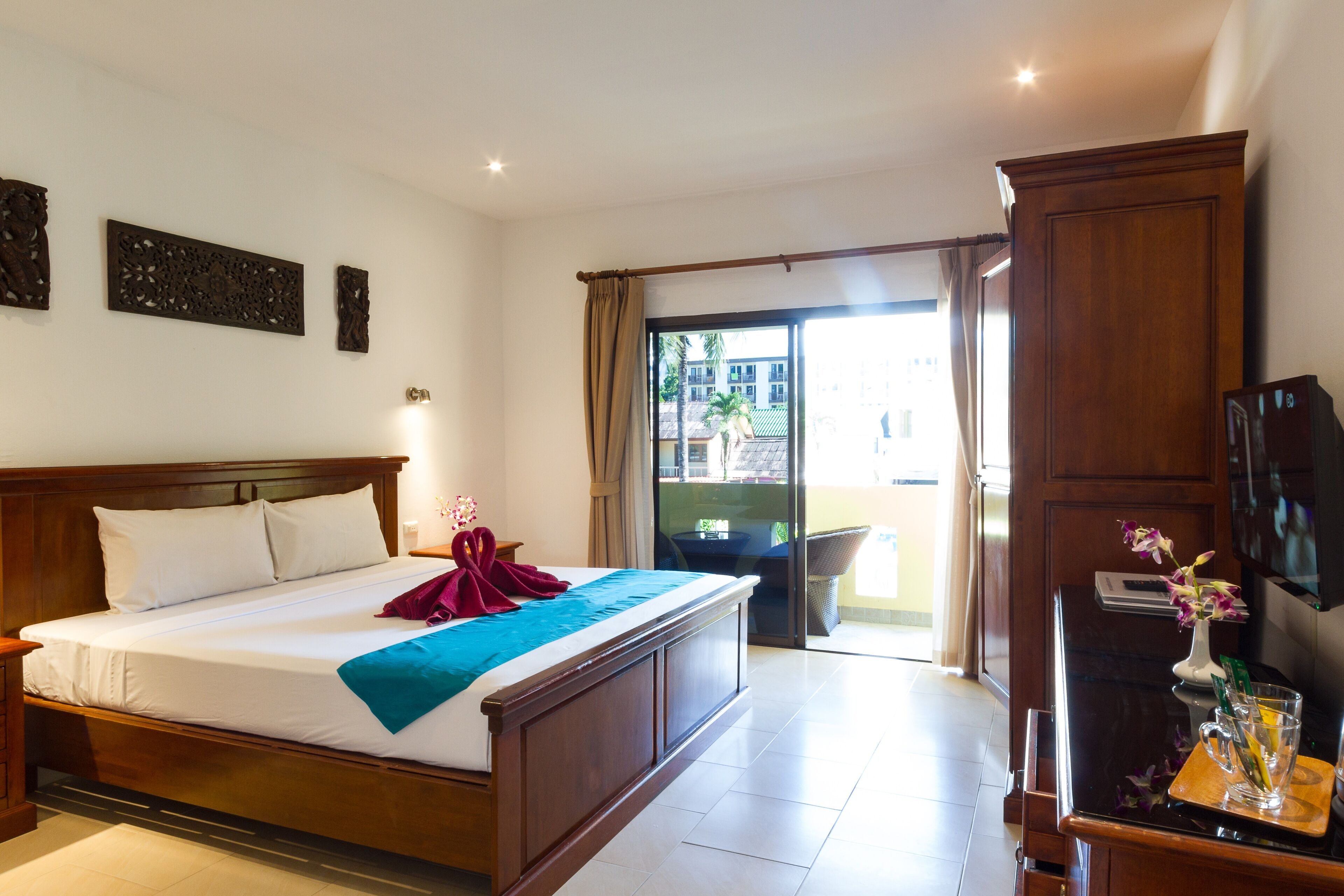 superior double room, 1 king bed | garden view