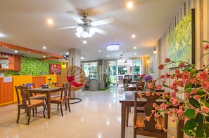 Sala de estar en el lobby