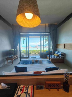 Villa, Beachfront | In-room dining