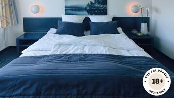 Skrivebord, gratis Wi-Fi, sengetøj