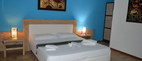 Double or Twin Room, Patio (Turchese) | 1 bedroom, minibar, desk, soundproofing