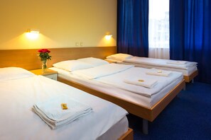 Safe på rommet, wi-fi (inkludert) og sengetøy