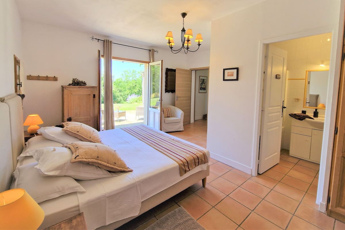 Casa superior, 1 cama Queen size, para no fumadores, vista a la alberca | Vista desde la habitación