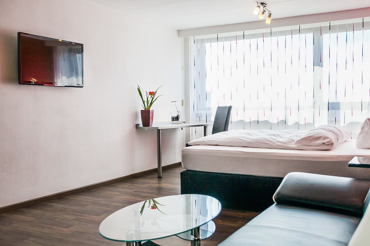 Single Room | Desk, iron/ironing board
