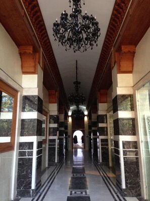 Interior entrance