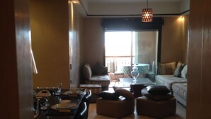 Apartment, Terrace | Living room | Flat-screen TV - Appartement Gueliz Liberté Marrakech (Marrakech)