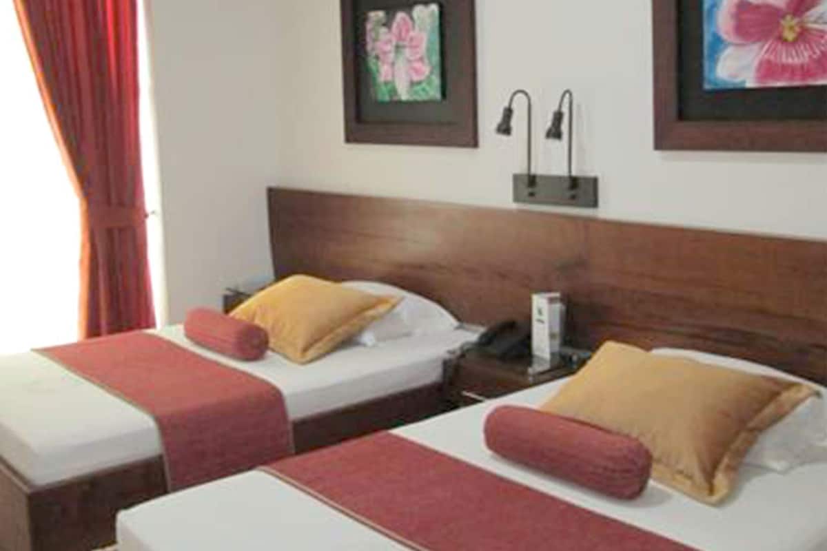 Free WiFi, bed sheets