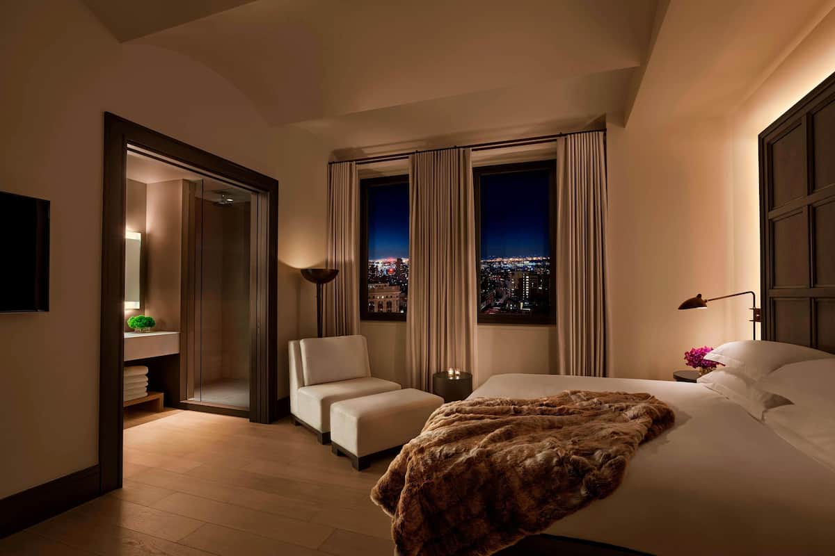 1 Schlafzimmer, Daunenbettdecken, Pillowtop-Betten, Minibar