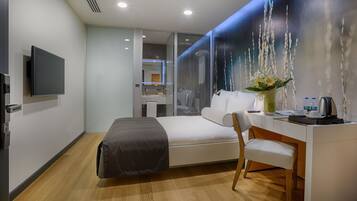 Superior Double or Twin Room, No Windows | Premium bedding, down comforters, desk, laptop workspace