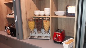 Gratis frukostbuffé varje dag 