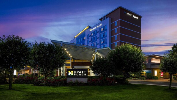 A multi-story hotel with a prominent sign reading "Hyatt Place". - Hyatt Place New York/Yonkers (Yonkers)
