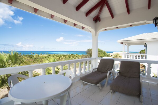 Panoramic Apartment, 1 King Bed, Ocean View, Sea Facing | Terrace/patio