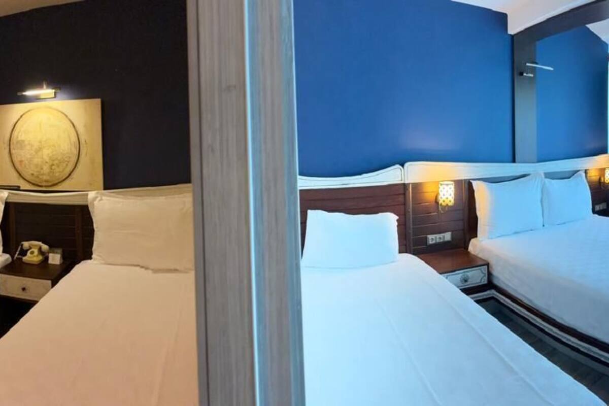 Five Family Room with Balcony | Premium bedding, minibar, in-room safe, desk