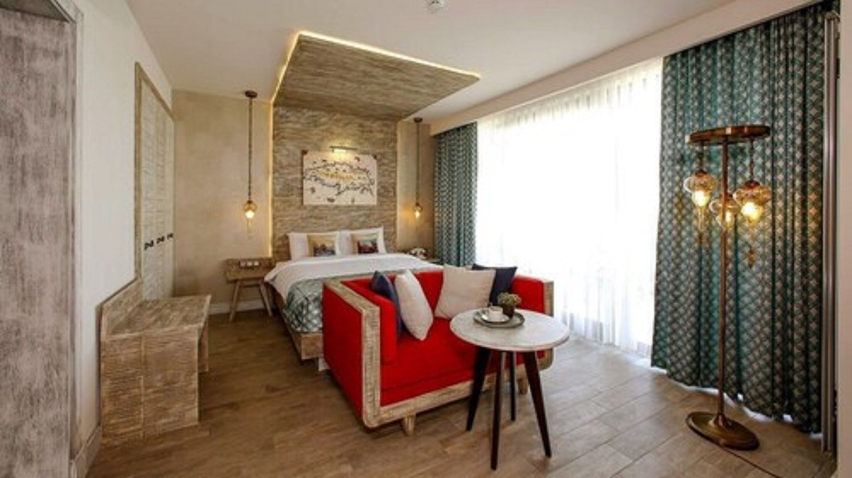 Habitación doble Deluxe | Ropa de cama de alta calidad y minibar 